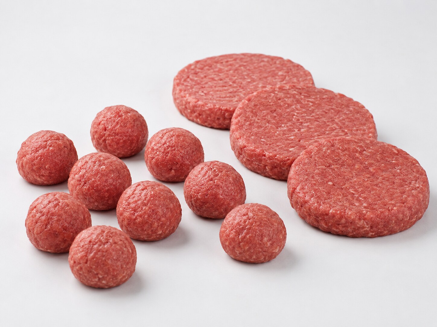 Köfte ve hamburger karışımı